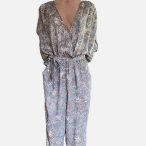 Free People Multicolor Floral Jumpsuit